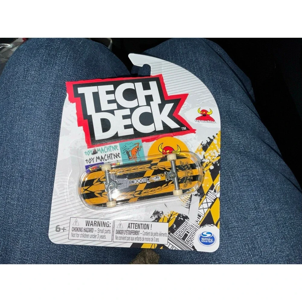 Tech Deck * Series 3 * Toy Machine * Yellow And Black *  Brand New * Sealed